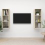 Muebles de salón de pared 2 pzas madera ingeniería roble Sonoma | Foro24.es | Tu tienda online para hogar, jardín y más Foro24.es
