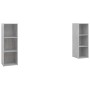Muebles de salón 2 piezas madera ingeniería gris hormigón de , Muebles TV - Ref: Foro24-3079911, Precio: 101,87 €, Descuento: %