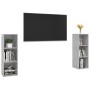 Muebles de salón 2 piezas madera ingeniería gris hormigón de , Muebles TV - Ref: Foro24-3079911, Precio: 101,87 €, Descuento: %