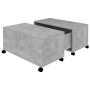 Mesa de centro madera contrachapada gris hormigón 75x75x38 cm | Foro24.es | Tu tienda online para hogar, jardín y más Foro24.es