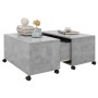 Mesa de centro madera contrachapada gris hormigón 75x75x38 cm | Foro24.es | Tu tienda online para hogar, jardín y más Foro24.es