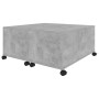 Mesa de centro madera contrachapada gris hormigón 75x75x38 cm | Foro24.es | Tu tienda online para hogar, jardín y más Foro24.es