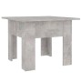 Mesa de centro madera contrachapada gris hormigón 55x55x42 cm by , Coffee table - Ref: Foro24-810239, Price: 38,61 €, Discoun...