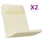 Cojines para silla Adirondack 2 uds tela Oxford color crema von , Kissen für Stühle und Sofas - Ref: Foro24-361832, Preis: 62...