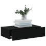 Mueble de TV con luces LED negro 60x35x15,5 cm de , Muebles TV - Ref: Foro24-842888, Precio: 48,65 €, Descuento: %