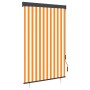 Estor enrollable de exterior blanco y naranja 120x250 cm by , Blinds and blinds - Ref: Foro24-145963, Price: 53,32 €, Discoun...