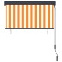 Estor enrollable de exterior blanco y naranja 120x250 cm by , Blinds and blinds - Ref: Foro24-145963, Price: 53,32 €, Discoun...