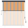 Estor enrollable de exterior amarillo y azul 140x250 cm by , Blinds and blinds - Ref: Foro24-145968, Price: 63,42 €, Discount: %