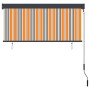 Estor enrollable de exterior amarillo y azul 140x250 cm by , Blinds and blinds - Ref: Foro24-145968, Price: 63,42 €, Discount: %