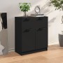 Schwarzes Sperrholz-Sideboard 60x30x70 cm von vidaXL, Sideboards - Ref: Foro24-811089, Preis: 91,92 €, Rabatt: %