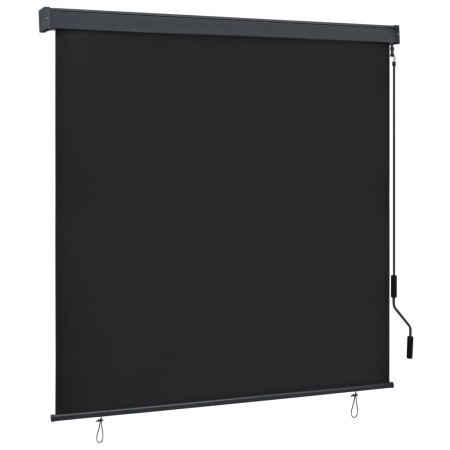 Estor enrollable de exterior gris antracita 170x250 cm by , Blinds and blinds - Ref: Foro24-145982, Price: 70,39 €, Discount: %