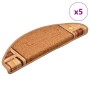 Alfombrillas de escalera autoadhesivas 5 uds beige 65x21x4 cm de , Alfombrillas para escalones - Ref: Foro24-149832, Precio: ...