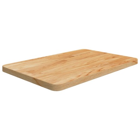 Encimera baño madera maciza tratada marrón claro 60x40x2,5 cm by , Countertops - Ref: Foro24-343040, Price: 51,64 €, Discount: %