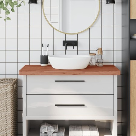 Encimera de baño madera maciza de haya 100x60x4 cm | Foro24.es | Tu tienda online para hogar, jardín y más Foro24.es