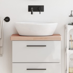 Encimera de baño madera maciza de haya 60x40x4 cm by , Countertops - Ref: Foro24-355993, Price: 62,29 €, Discount: %