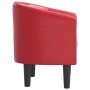 Sillón cuero sintético rojo by , Armchairs - Ref: Foro24-356462, Price: 169,74 €, Discount: %