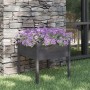 Solid gray pine wood planter 70x70x70 cm by vidaXL, Pots and planters - Ref: Foro24-810813, Price: 46,68 €, Discount: %