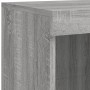 Aparador con luces LED gris Sonoma 202x37x100 cm von , Sideboards - Ref: Foro24-3209189, Preis: 292,07 €, Rabatt: %