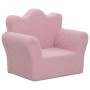 Sofá para niños felpa suave rosa by , Baby and Toddler Furniture - Ref: Foro24-357045, Price: 31,34 €, Discount: %