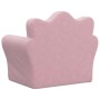 Sofá para niños felpa suave rosa by , Baby and Toddler Furniture - Ref: Foro24-357045, Price: 31,34 €, Discount: %