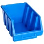 Contenedores de almacenaje apilables 20 unidades plástico azul by , Toolboxes - Ref: Foro24-146285, Price: 54,86 €, Discount: %