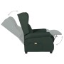 Sillón de masaje eléctrico tela verde oscuro by , Electric massage chairs - Ref: Foro24-348522, Price: 250,88 €, Discount: %