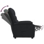 Sillón reclinable de tela negro by , Armchairs - Ref: Foro24-342702, Price: 183,64 €, Discount: %