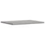 Estantes pared 4 uds madera ingeniería gris Sonoma 40x30x1,5 cm