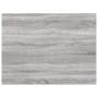 Estantes pared 4 uds madera ingeniería gris Sonoma 40x30x1,5 cm