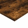 Estantes pared 4 uds madera ingeniería roble humo 60x30x1,5 cm