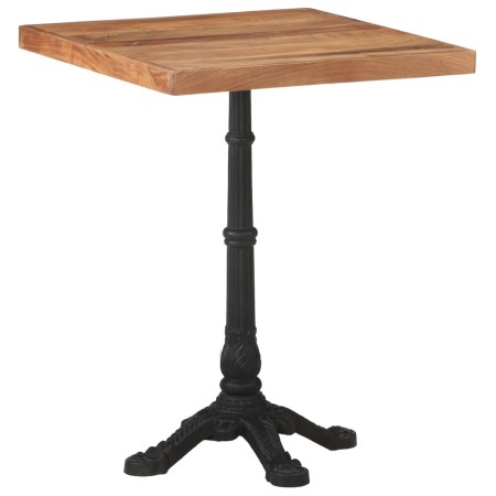 Mesa de bistró madera maciza de acacia 60x60x76 cm by , Kitchen and dining tables - Ref: Foro24-321085, Price: 164,84 €, Disc...
