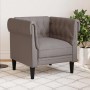 Sillón Chesterfield de tela gris taupé von , Sofas - Ref: Foro24-372543, Preis: 204,90 €, Rabatt: %