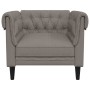 Sillón Chesterfield de tela gris taupé von , Sofas - Ref: Foro24-372543, Preis: 204,90 €, Rabatt: %