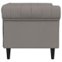 Sillón Chesterfield de tela gris taupé von , Sofas - Ref: Foro24-372543, Preis: 204,90 €, Rabatt: %