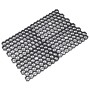 Rejillas para césped 16 unidades plástico negro 60x40x3 cm by , Moldings - Ref: Foro24-146279, Price: 101,99 €, Discount: %