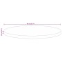 Tablero de mesa redondo madera maciza de mango Ø 90x3,8 cm by , Table tops - Ref: Foro24-370081, Price: 159,49 €, Discount: %