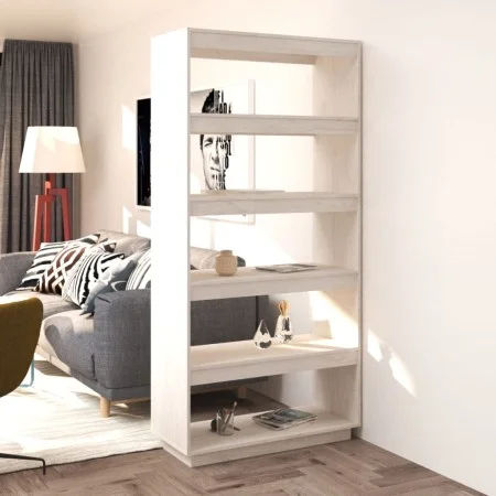 White pine shelving/space divider 80x35x167 cm by vidaXL, Bookcases and shelves - Ref: Foro24-810895, Price: 124,51 €, Discou...