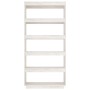 Regal/Raumteiler aus weißer Kiefer 80x35x167 cm von vidaXL, Bücherregale und Regale - Ref: Foro24-810895, Preis: 126,11 €, Ra...