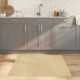Alfombra rectangular bambú color natural claro 100x100 cm von , Teppiche - Ref: Foro24-376801, Preis: 21,04 €, Rabatt: %