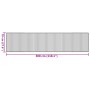 Alfombra rectangular bambú negro 70x300 cm de , Alfombras - Ref: Foro24-376876, Precio: 36,57 €