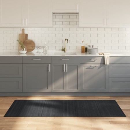 Alfombra rectangular bambú gris 80x200 cm by , Rugs - Ref: Foro24-376910, Price: 26,73 €, Discount: %