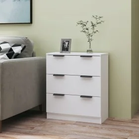 Sperrholz Anrichte weiß 60x30x70 cm von vidaXL, Sideboards - Ref: Foro24-811070, Preis: 68,05 €, Rabatt: %