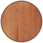 Alfombra redonda bambú marrón 100 cm by , Rugs - Ref: Foro24-376986, Price: 22,74 €, Discount: %