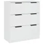 Sperrholz Anrichte weiß 60x30x70 cm von vidaXL, Sideboards - Ref: Foro24-811070, Preis: 68,05 €, Rabatt: %