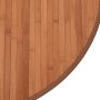Alfombra redonda bambú marrón 100 cm by , Rugs - Ref: Foro24-376986, Price: 22,74 €, Discount: %
