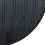 Alfombra redonda bambú negro 80 cm | Foro24.es | Tu tienda online para hogar, jardín y más Foro24.es