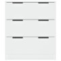 Sperrholz Anrichte weiß 60x30x70 cm von vidaXL, Sideboards - Ref: Foro24-811070, Preis: 70,12 €, Rabatt: %