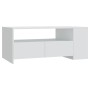 Weißer Couchtisch aus Holzwerkstoff, 102 x 55 x 42 cm von vidaXL, Couchtisch - Ref: Foro24-810917, Preis: 89,44 €, Rabatt: %