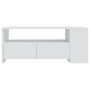 Weißer Couchtisch aus Holzwerkstoff, 102 x 55 x 42 cm von vidaXL, Couchtisch - Ref: Foro24-810917, Preis: 89,44 €, Rabatt: %