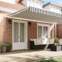 Toldo retráctil aluminio y tela gris antracita y blanco 5x3 m by , Awnings - Ref: Foro24-3216117, Price: 464,91 €, Discount: %
